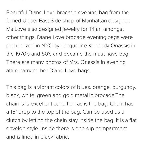 1980s Diana Love evening bag - Picture 9 of 9